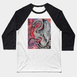 Bryagh Flight of Dragons Baseball T-Shirt